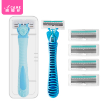 Ms. shaving underarm hair lip hair hands hairy legs hair pubic hair privates trim hair removal tool to manually shaving