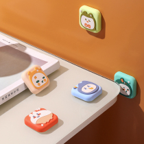 Cartoon Creativity Refrigerator Door Anticollision Stickler Super Soft Silicone Cushion Silent Mat Cute Fridge Anti-Collision Special God