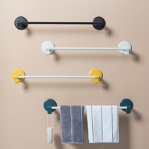 Minimalist Wind Stainless Steel Bathroom Hair Towel Rack Toilet Free to hang hair towels Hook Home Single Pole Shelve