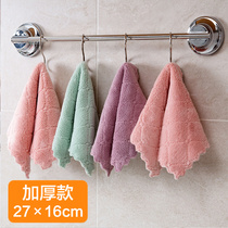 10-strip kitchen thickened non-stick oil scrubs household water-absorbing non-hairy rag cleaning dish cloth set
