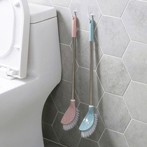 Foot bent toilet cleaning brush household no dead corner washing toilet brush long handle toilet brush toilet brush j
