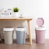 Household creative pop-lid kitchen classification trash can Living room plastic large bathroom with lid paper basket trash can