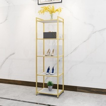 Clothing store shoe rack bag display rack floor standing shoe bag cabinet multi-layer womens clothing store shelf jewelry rack