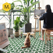 Last Home Candy Glaze Balcony Garden Garden Courtyard Small Floral Bricks Nordic Toilet Kitchen Green Tile Patchless