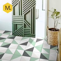 The last home Nordic triangle green small tiles Net red restaurant kitchen tile bathroom balcony wall tiles