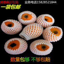 Fruit shockproof thickened loquat web set peach packaging special Li subnet cover mesh bag foam Shunfeng