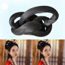 Ancient costume Hanfu wig Female full hair can be deformed Star Dance bun Daily lazy fairy bun Ancient style Ming hair bag