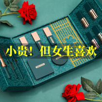 Lipstick big gift box set niche makeup makeup Forbidden City carved full box birthday gift for girls