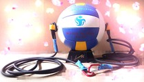 High quality fabric volleyball training equipment volleyball spike training hanging volleyball with rope