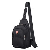 Swiss army knife chest bag mens single shoulder diagonal satchel portable movement bag theft-proof mobile phone pocket sails bag tide
