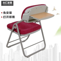 Writing folding chair table and chair one congregation chair Christian church chair Jesus church chair hidden handwriting board training Chair
