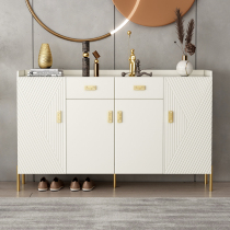 Light luxury style Italian shoe cabinet adjustable entry modern minimalist large capacity doorway door porch cabinet