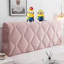 Bedside cover 2020 New thick modern simple high-end atmosphere removable wash Pink all-inclusive dust cover 2021