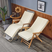 Latex Cushion Deck Chair Cushion Autumn Winter Thickened Sleeping Chair Folding Chair Rocking Chair Sloth Mat Anti Slip Folding Universal