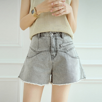 MEIYANG MEIYANG (spot)heat wave denim shorts hip lifting thin old shorts womens summer thin section