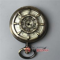 Antique pocket watch mens mechanical clock Old antique miscellaneous Republic of China mechanical watch pendant Ming and Qing ancient copper watch