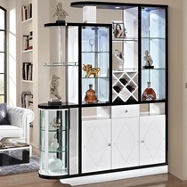 Entrance wine cabinet entrance cabinet shoe cabinet integrated living room modern minimalist partition cabinet double-sided foyer cabinet hall cabinet screen