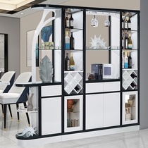 Living room barrier wine cabinet partition cabinet porch cabinet entrance hall cabinet modern simple double-sided hall cabinet shoe cabinet screen