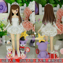 Love dance OL game characters normal proportion hand-made custom doll game animation to customize