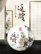 Pre-sale Octagonal Pavilion 2021 Yanling Chrysanthemum 300g Yi Wu Ma black ancient tree early spring pure material Yunnan Puer raw tea cake