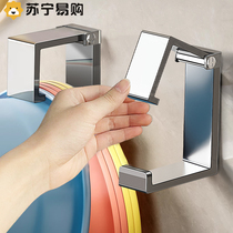 Stainless steel basin pelvis hook without punched pot collection rack toilet rack bath basin hanging basin artifact 1759