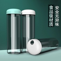 Noodle container box of grain - hanging cans containing box of cartridges containing box of noodles 1557