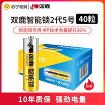 Shuanglu battery No. 5 1 5V alkaline LR6 electronic lock fingerprint lock special code lock battery anti-theft door Smart Lock