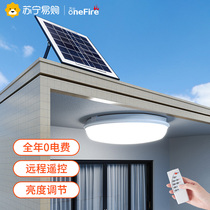 Solar Ceiling Lights Home Room Living Room Lighting Ultra Bright New Balcony Outdoor Patio Courtyard Pendant Lamp ten thousand Fire 453