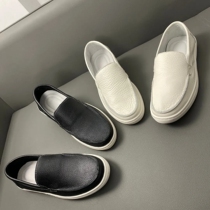 Real price Real price Real head Rineri Pig Leather Spring Autumn Mens Fashion Genuine Leather Casual Shoes A foot pedal 5037