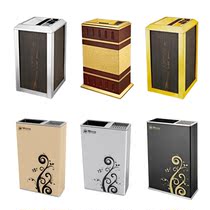 Rectangular ash bucket hotel lobby vertical trash can Luxury creative new clubhouse fruit box elevator entrance bucket