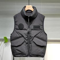 Winter men and women couples down jacket white duck down collar vest warm thickened vest all-match Korean version new