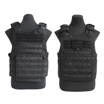Pure Black Quick Demolition Tactical Vest Portability with versatile portable accessories Body Armor Vest can be inserted with bulletproof board