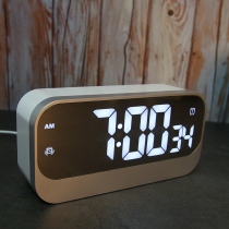 Creative fashion simple LED clock living room luminous mute table clock Electronic big digital alarm clock watch eye-catching for the elderly