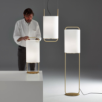 Simple creative Nordic sales office living room bedroom bedside metal Chinese model room fabric industrial desk lamp