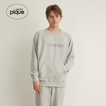 gelato pique21 fall winter new mens tops solid color letters soft pajamas homewear PHCT215967