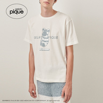 gelato pique22 spring new sexless pajamas BE@RBRICK building block bear T-shirt PUCT221919