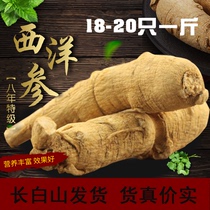 Changbai Mountain specialty Great American Ginseng Section authentic American ginseng whole branches can be sliced 500g 20 American ginseng