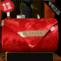 Crystal home textile 100% satin jacquard silk quilt cotton quilt core winter quilt summer quilt official flagship store
