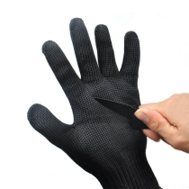 Grade 5 thickened steel wire anti-cut gloves kill fish anti-blade knife self-defense gloves wear-resistant open oyster safety labor protection gloves