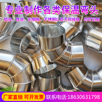 Custom aluminum sheet iron sheet insulation elbow straight pipe tee valve case bearing steam solar pipe insulation construction