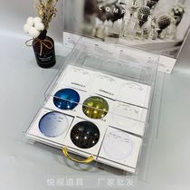 Lens display props lens contain display box Glasses store display sample box glasses props