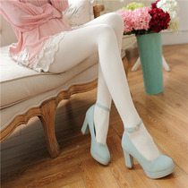 Adult professional dance socks pure white pantyhose men and women impervious meat micro penetration meat plus large size stockings 200kg