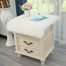 Imitation wool tablecloth Bedroom bedside table Plush mat Dining table cloth Desk mat Coffee table tablecloth Chair mat Booth mat