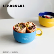 Starbucks Cup 473ml colorful vibrant ice blue ceramic mug set with lid household water Cup