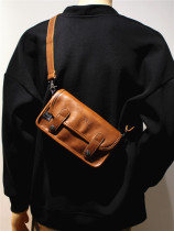 Tide Pack Mens Mailbag Day Department Brief Retro single shoulder bag Damp Satchel Satchel Girl Art Mens Bag Mobile Phone Bag