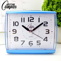 Conbasse Ultra Silent Little Alarm Clock Creativity Brief clear Big word headboard desk Rowdy Student Quartz Clock