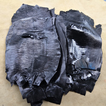 Handling black X leather material whole material cell phone shell material sleeve strap leather material to sell by tenor