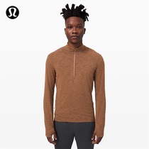 lululemon -- Surge Warm mens sports semi-zipped shirts LM3CMXS
