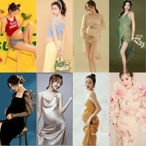 2021 photo studio New pregnant women Photo theme clothing fashion personality simple big belly mommy photo photography clothing