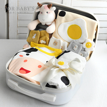 Year of the Ox Newborn baby clothes gift box Set Newborn baby supplies Full moon gifts Spring and summer summer gifts